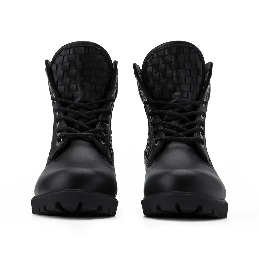 Garden of Eden Woven Boots Black 1 Garden of Eden Woven Boots Black 1
