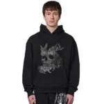 Hellboy Hoodie Black Front