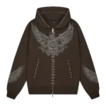 Hellboy ZIP Up Hoodie Anthracite Dark Brown 1