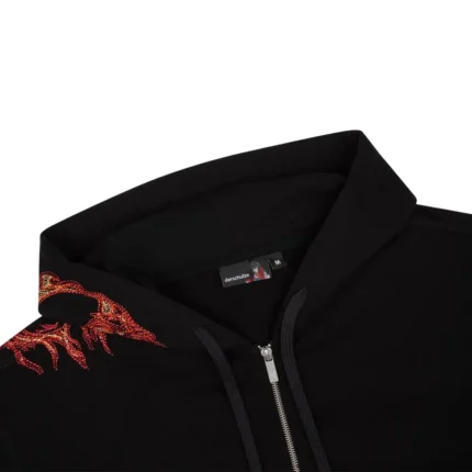 Hellboy ZIP Up Hoodie Black Logo