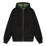 Nyc to Rio ZIP Up Knit Black Green 1