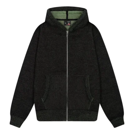Nyc to Rio ZIP Up Knit Black Green 1