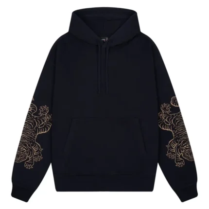 Thangka Hoodie Navy Black
