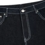 Thangka Jeans Indigo RAW Denim Zip