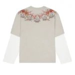 Thangka Layered Longsleeve Melange – Grey3