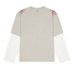 Thangka Layered Longsleeve Melange – Grey4