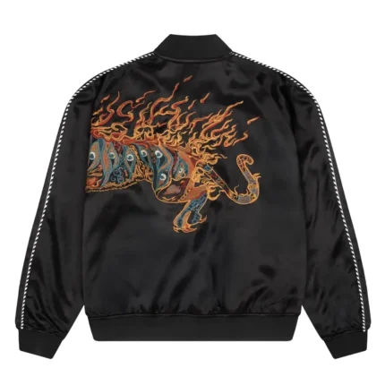 Thangka Satin Jacket Black 1