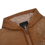 Thangka Workwear Jacket Camel Zip