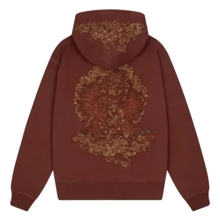 Thangka ZIP Up Burgundy Brown 1