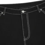 Yakuza Dragon Jorts Black Zip