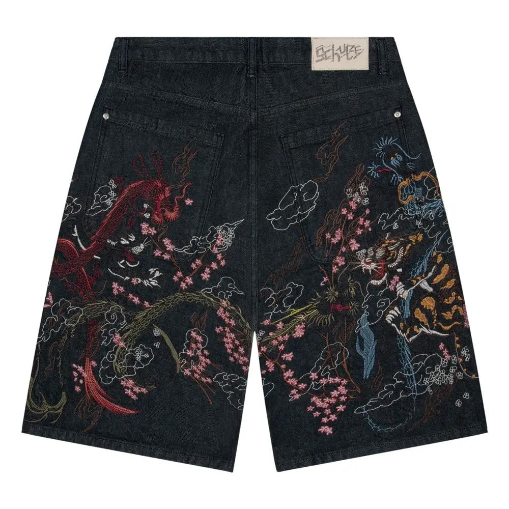 Yakuza Indigo RAW Jorts Black Yakuza Indigo RAW Jorts Black