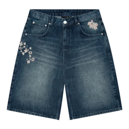 Yakuza Indigo Washed Denim Jorts Blue 1 (1)