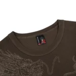 Yakuza Ribbed T Shirt Anthracite – Brown11