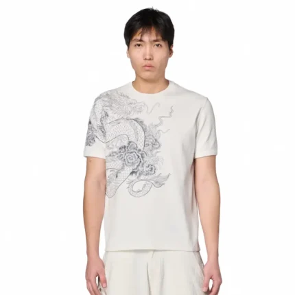 Yakuza Ribbed T Shirt – Off White12