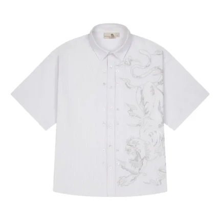 Yakuza Shirt Striped – White01
