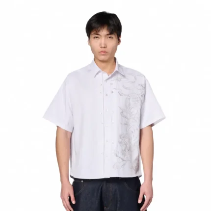 Yakuza Shirt Striped – White14